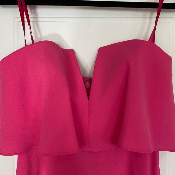 Pink BCBGMAXAZRIA Strapless Maxi Dress - Picture 6 of 15